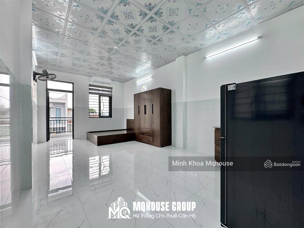 Cho thuê studio ban công cực rộng, thoáng gần mũi tàu âu cơ, trường chinh, đh văn hiến, hvhk
