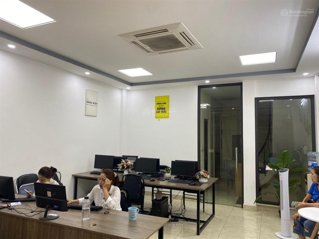 Bán nhà mp trần đăng ninh. dt 65m² x 7 tầng + hầm, mt 5m, 2 mặt trước sau, kd sầm uất. giá 48.5 tỷ