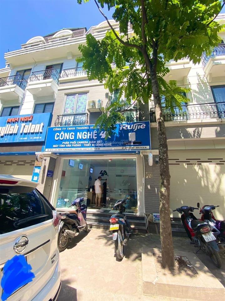 Bán liền kề vinaconex mp trung văn, nam từ liêm, dt 92 m² x 5 tầng, view hồ điều hòa. giá 31.7 tỷ