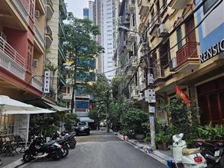 Bán nhà trung kính, 15m ra phố, ngõ thông, 50m xây 6 tầng, gần hồ, ôto qua nhà, ở ngay. giá 12.5 tỉ
