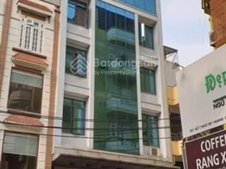 Hạ 5 tỷ! building mặt phố hoàng ngân. dt 110m2 x 8t nổi 1 hầm, pccc, gpxd, ôtô 2 chiều,vỉa hè rộng.