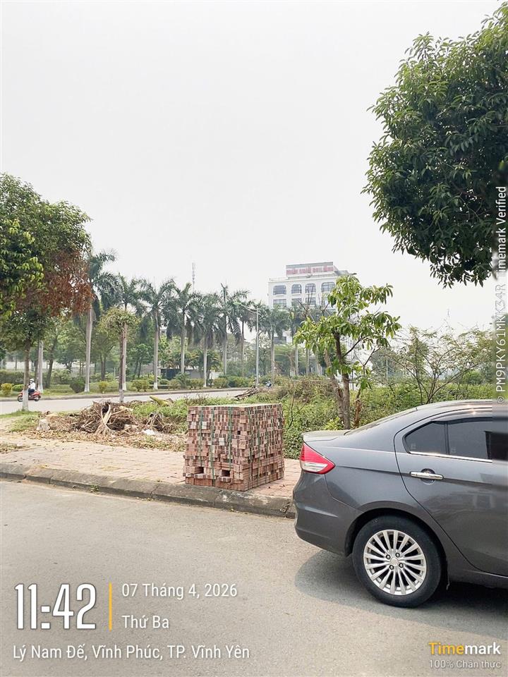 Chủ cần tiền, bán gấp lô biệt thự cạnh góc siêu đẹp tại khu a dự án nam đầm vạc, vĩnh yên