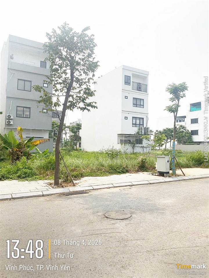 Chủ cần tiền, bán gấp giá rẻ lô liền kề 108m² tại dự án bắc đầm vạc, dự án đẹp nhất tỉnh vĩnh phúc