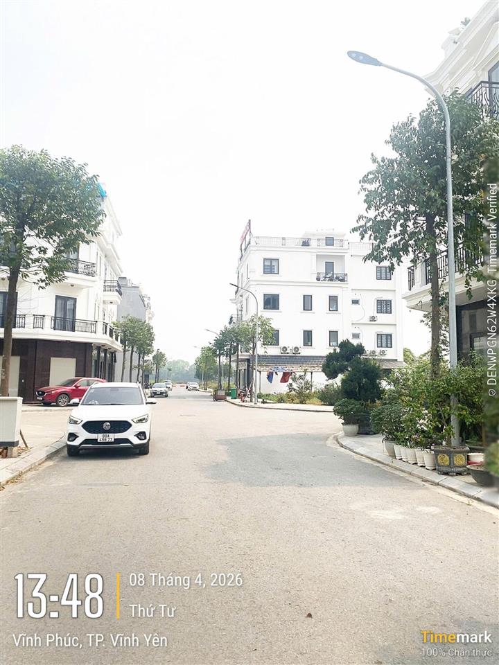 Chủ cần tiền, bán gấp giá rẻ lô liền kề 108m² tại dự án bắc đầm vạc, dự án đẹp nhất tỉnh vĩnh phúc