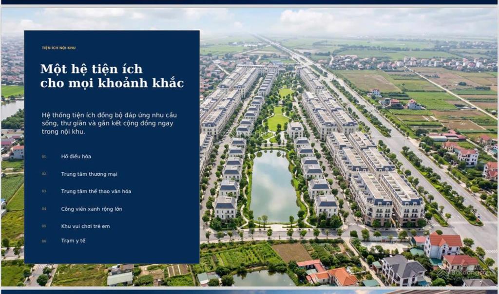 Tổng quan dự án yên hồng central park  tọa lạc tại trung tâm yên lạc của cđt kết hiền