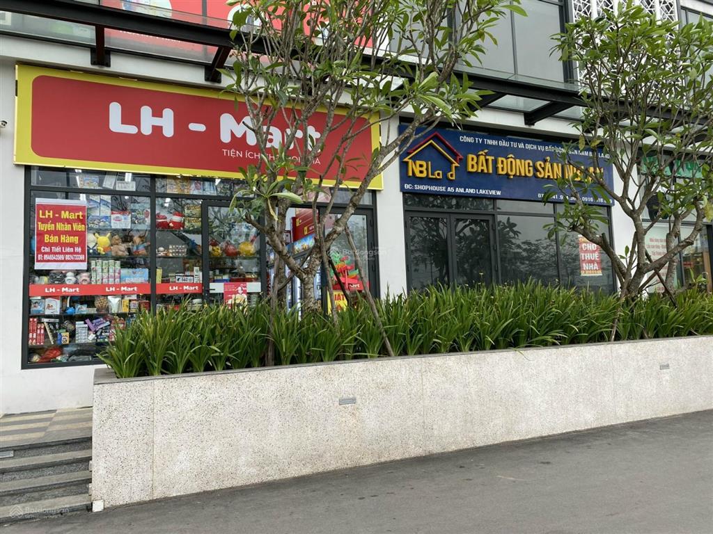 Cắt lỗ 5 tỷ. bán shophouse anland lakeview 3 tầng, sổ đỏ lâu dài, 85 triệu / m2, 162 m2, hot!