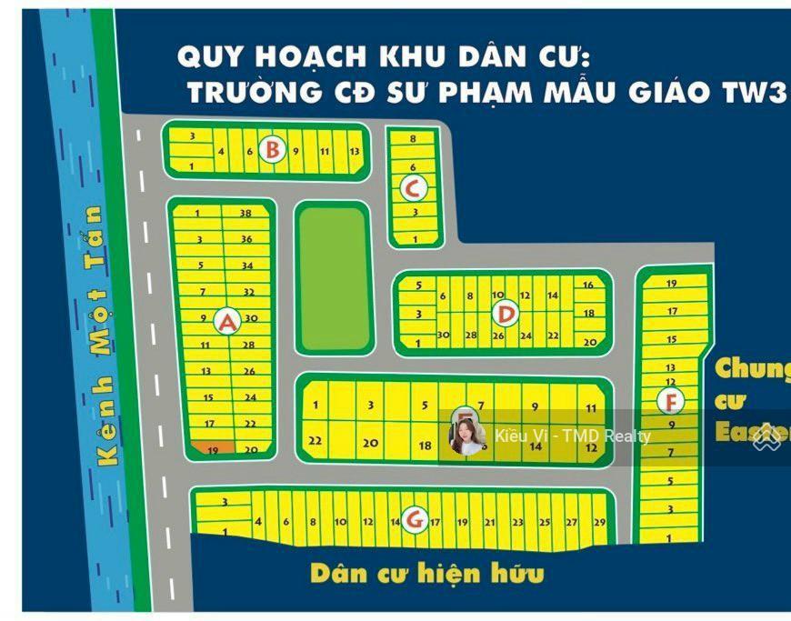 Bán nền đất (nhà phố) 6x22,5m dự án mẫu giáo trung ương 3 đường liên phường quận 9 giá 67tr/m sổ đỏ