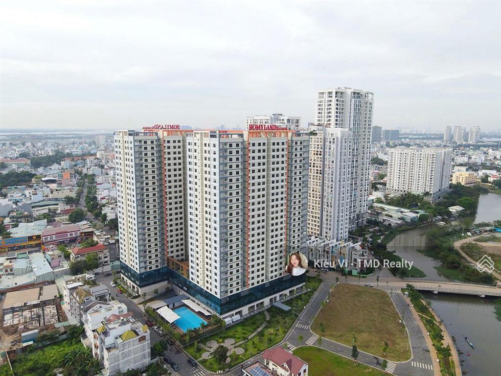 Bán căn hộ 3pn homyland riverside nguyễn duy trinh quận 2  nhà căn góc thoáng, full nội thất