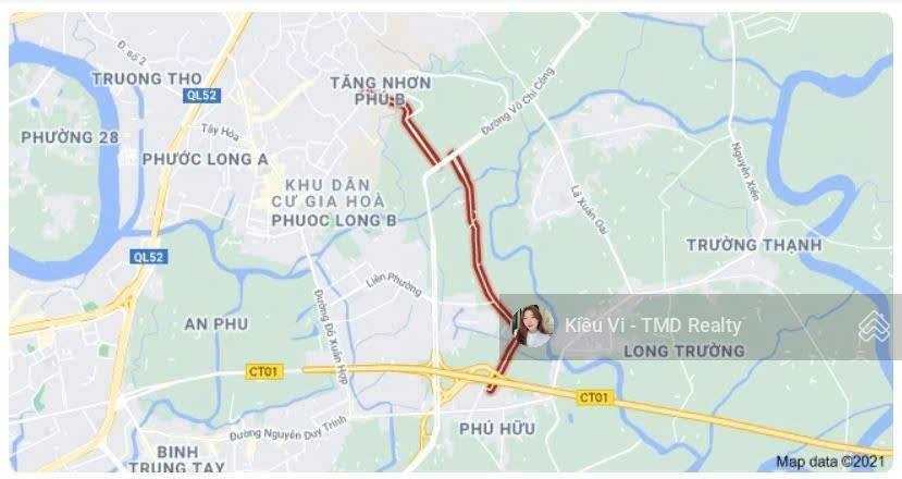 Bán lô đất 229m2 mặt tiền bưng ông thoàn quận 9, gần vòng xoay liên phường, the global giá tốt