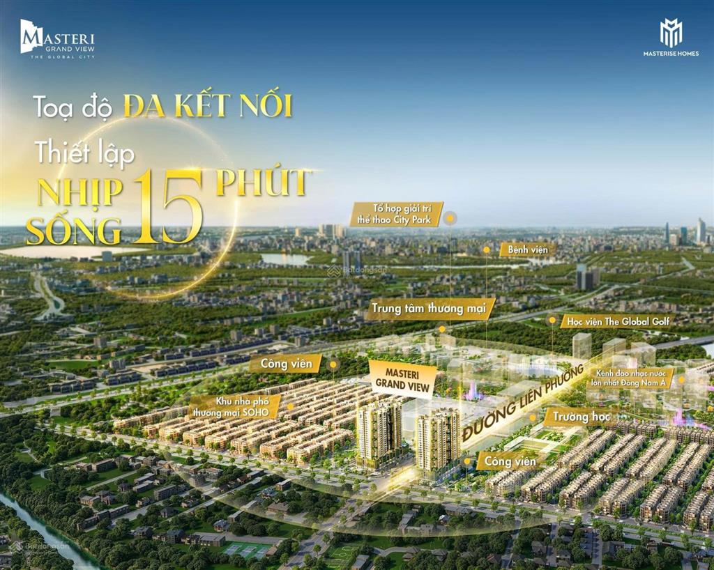 Bán 1pn masteri grand view  the global city quận 2  view hồ bơi  sắp bàn giao vào cuối năm 2026