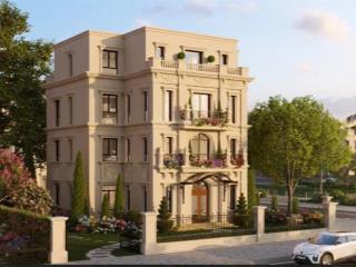 Biệt thự đơn lập vin đan phượng, 352m2 góc view sông xây 4 tầng đại lộ ban mai giá gốc cđt