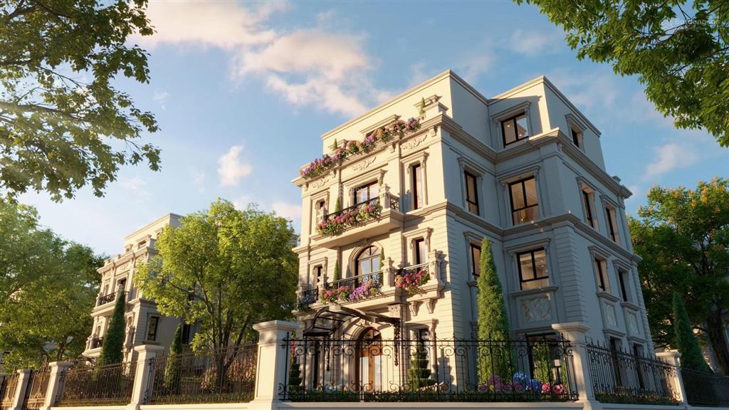 Chiết khấu 20 tỷ căn biệt thự đơn lập 266m góc view sông, xây 4 tầng,khu đóng bình minh