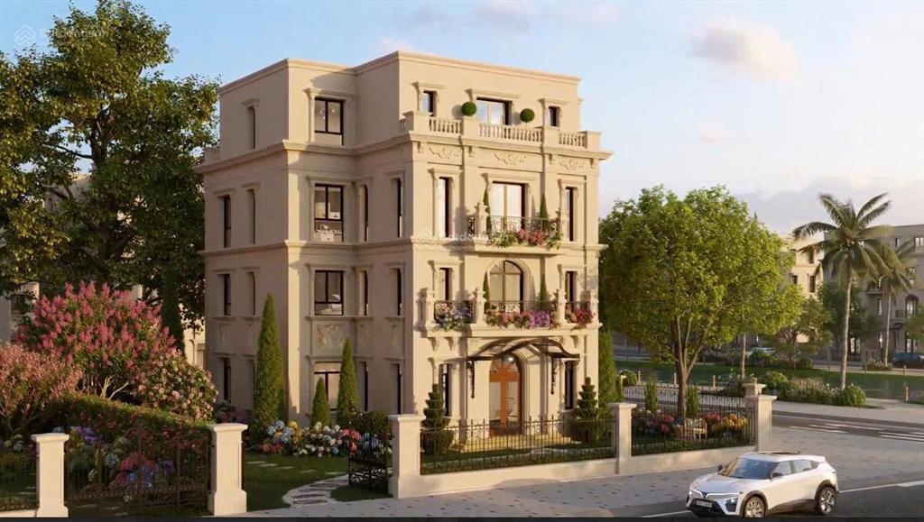 Chiết khấu 20 tỷ căn biệt thự đơn lập 266m góc view sông, xây 4 tầng,khu đóng bình minh