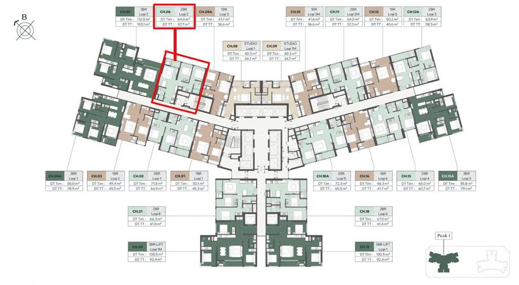 Tầng 20 căn 2pn2vs, lumiere kế hồ 32 hec, vin cổ loa view công viên,view hồ,ký mới cđt