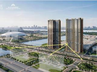Tầng 10 căn góc 2pn 2vs, lumiere vin cổ loa view công viên, view hồ, ký mới cđt giá gốc