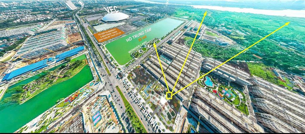 Bán căn 1 pn tầng 25, lumiere vin cổ loa view hồ 32 ha view sông hồng,view hồ tây