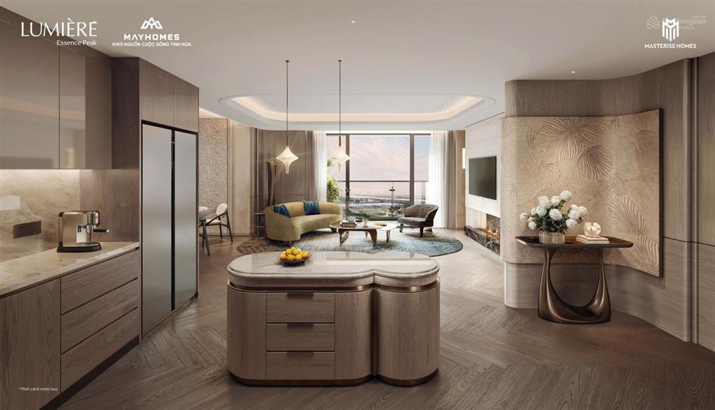 Bán căn 1 pn tầng 25, lumiere vin cổ loa view hồ 32 ha view sông hồng,view hồ tây