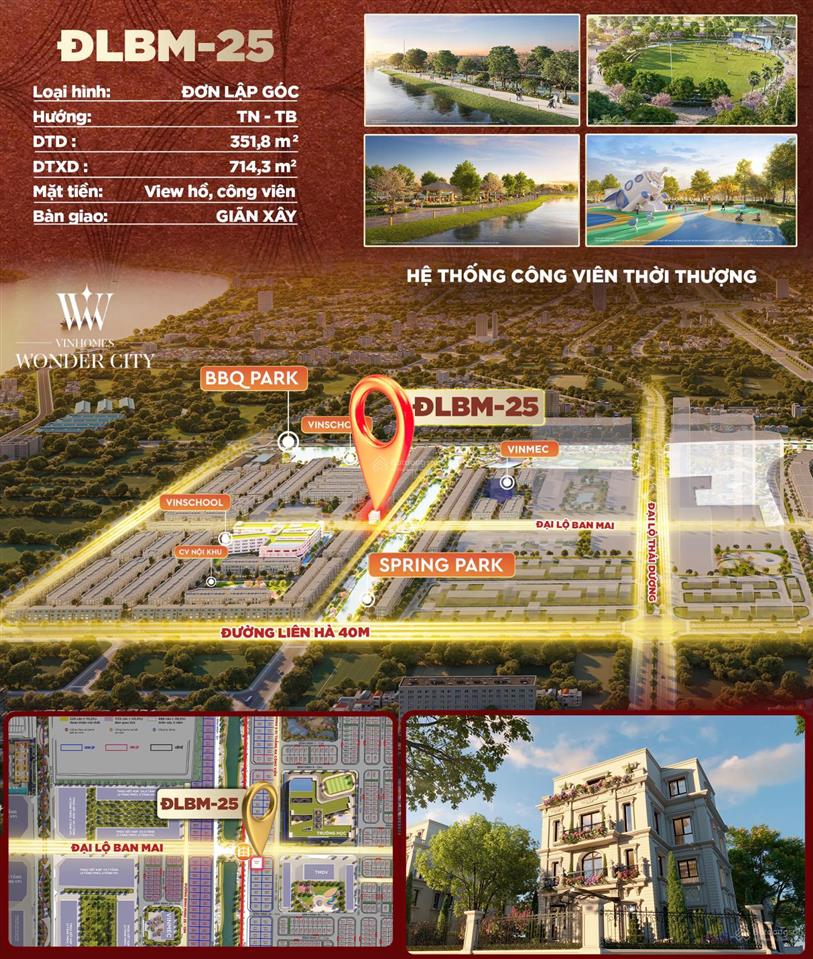 Bán biệt thự song lập 228m giá 36 tỷ vin đan phượng., xây 4 tầng, đối diện chung cư