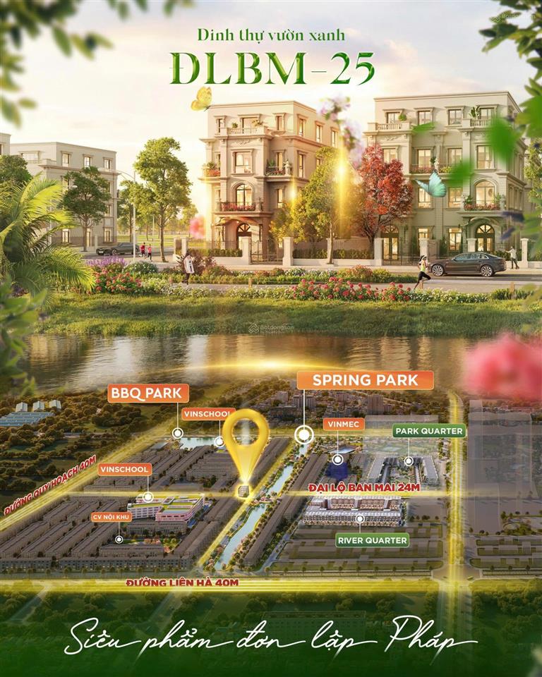 Bán biệt thự song lập 228m giá 36 tỷ vin đan phượng., xây 4 tầng, đối diện chung cư