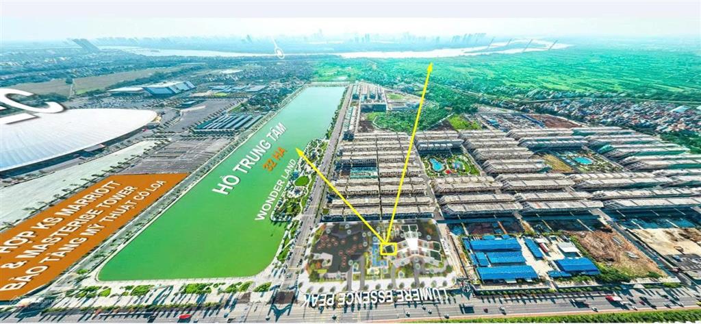 3 phòng ngủ 2vs 79,1m2 thông thuỷ, lumiere essence peak vin cổ loa ký mới cđt 10,4 tỷ full vat