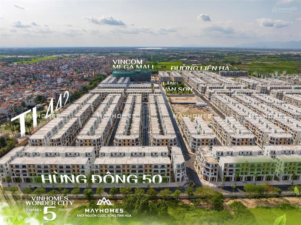 Bán nhanh liền kề xẻ khe 132m2 giá 18 tỷ vinhomes đan phượng