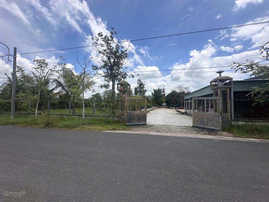 Bán đất nhà vườn phú an bến cát 3050m², gần chợ, có nhà + vườn + ao, chỉ 5,4 triệu/m²