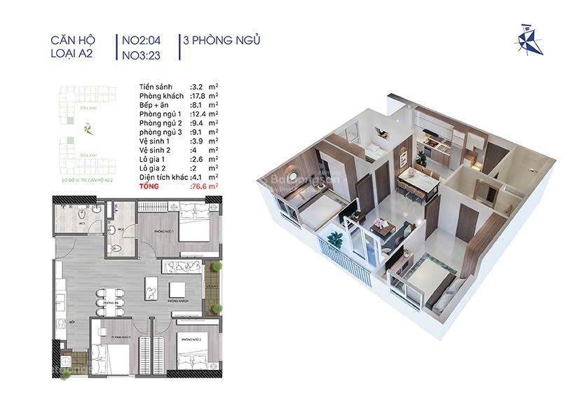 Cần bán ch ecohome3, 77m2 3pn 2wc chỉ 6.x tỷ, tầng cao, lô góc, view thoáng, nội thất vip, hiếm quá