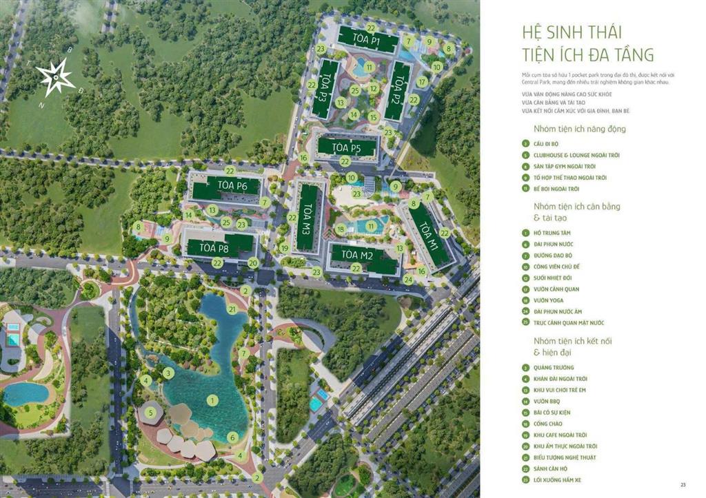 Căn hộ 66m2 the parkland ocean park 2 giá từ 59 triệu/m2
