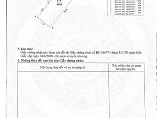 Bán đấtnguyễn khangyên hoàcầu giấy48m2chủ nhà tặng giấy phép xây dựnggiá nhỉnh 9 tỷ