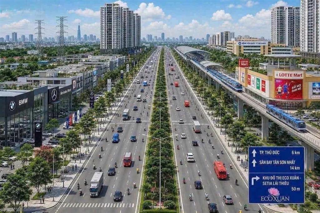 Bán gấp 1.777,3 mét đất hai mặt tiền đại lộ bình dương, tp. thuận an, hcm đối diện nhà hàng 18a