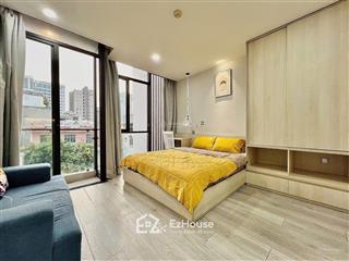 Cho thuê căn hộ ban công đường bùi đình túy, bình thạnhfull nội thất mới gần ngã tư hàng xanh, q1