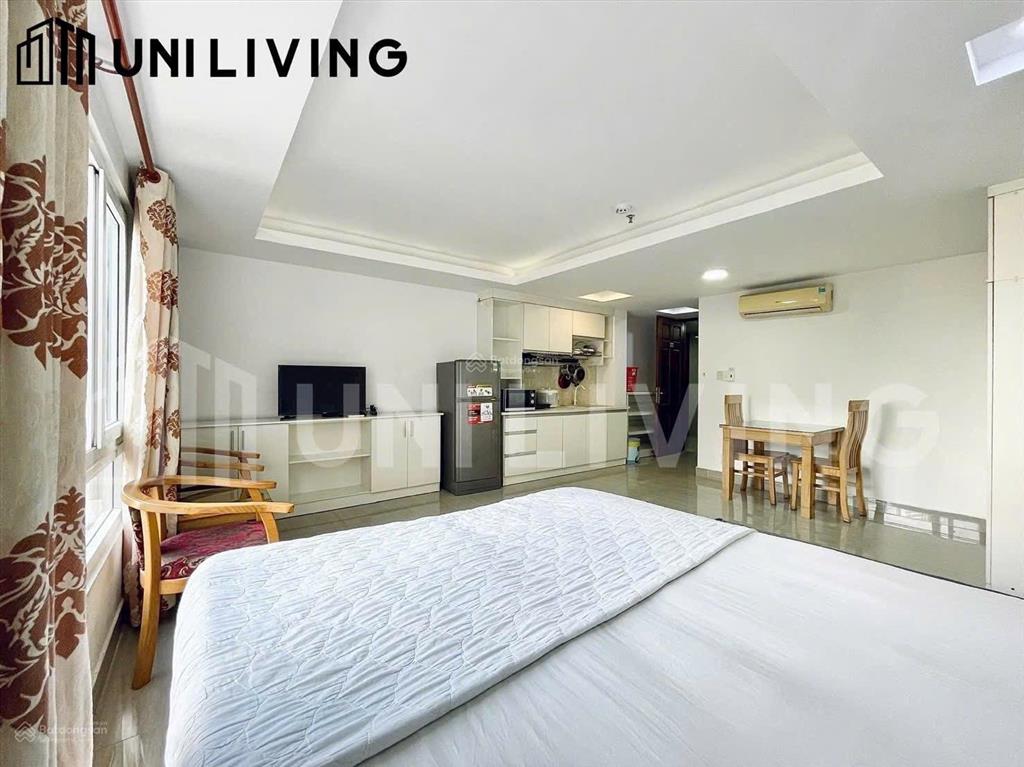 Cho thuê căn hộ rộng 45m2 bình thạnh gần ngã tư hàng xanh,metro đh ngoại thương gtvt,full nội thất