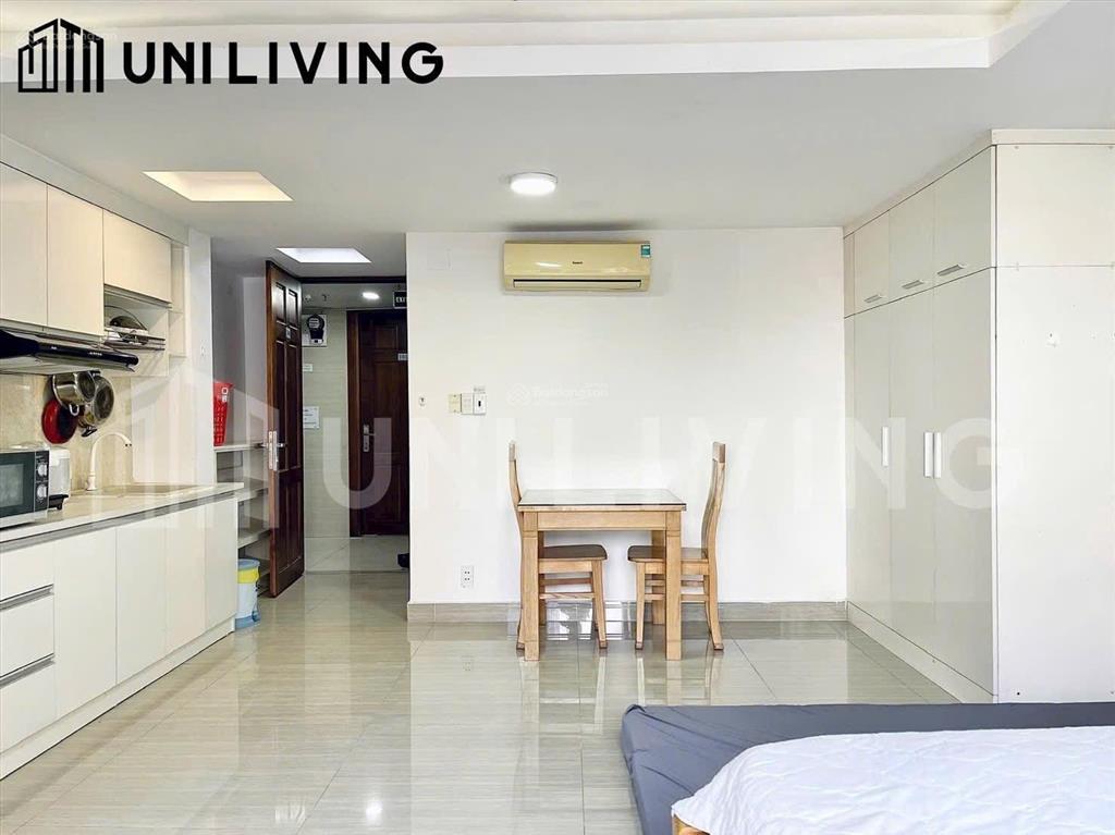 Cho thuê căn hộ rộng 45m2 bình thạnh gần ngã tư hàng xanh,metro đh ngoại thương gtvt,full nội thất