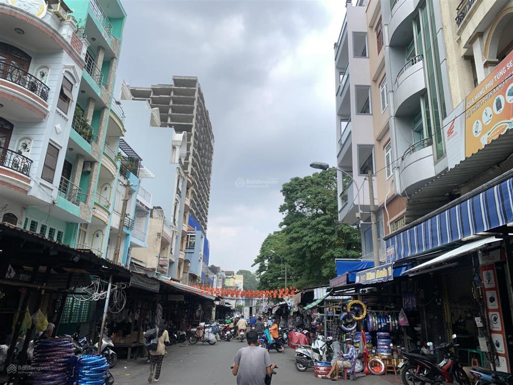 Nhà mặt tiền chợ xe tân thành vip chuyên doanh phụ tùng dt 83m2 ngang 4.2m, 4 lầu, chỉ 25 tỷ