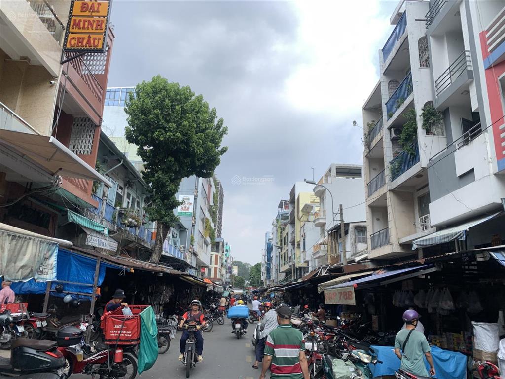 Nhà mặt tiền chợ xe tân thành vip chuyên doanh phụ tùng dt 83m2 ngang 4.2m, 4 lầu, chỉ 25 tỷ