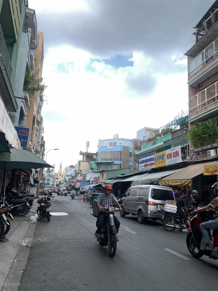 Nhà mặt tiền giao trần chánh chiếu quận 5, kinh doanh gạo, thực phẩm, 65m2 xây 4 lầu shr chỉ 19 tỷ