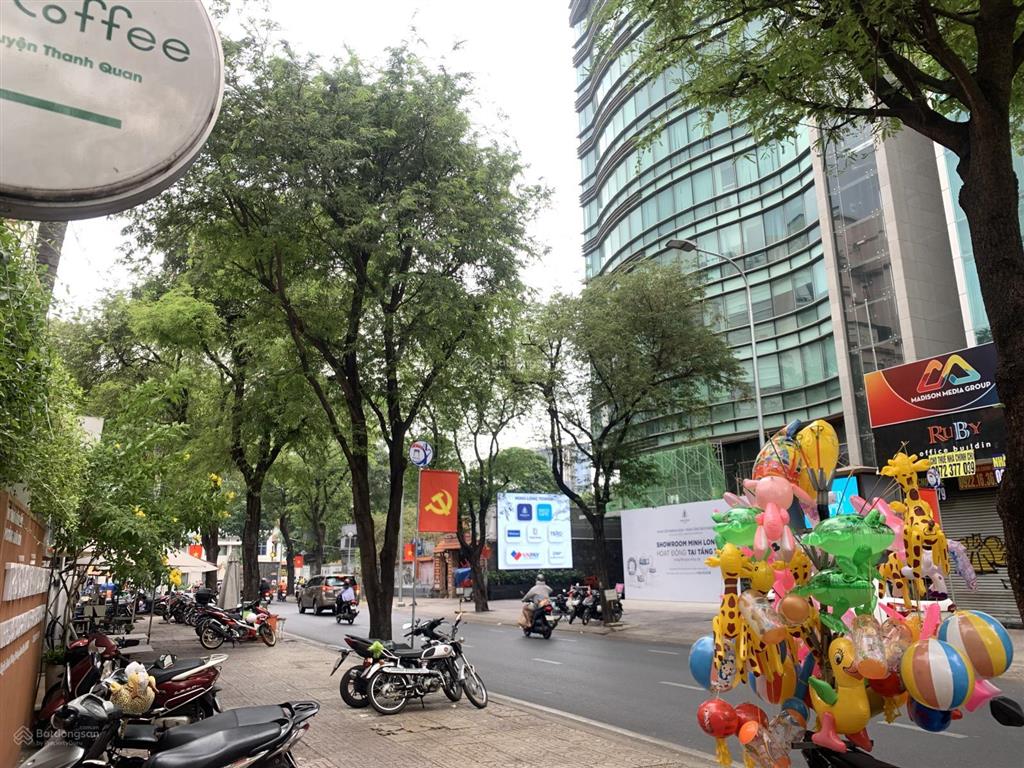 Nhà mặt tiền bà huyện thanh quan diện tích 232m2 bề ngang 8.3m shr xây toà vp ksan đỉnh chỉ 205 tỷ