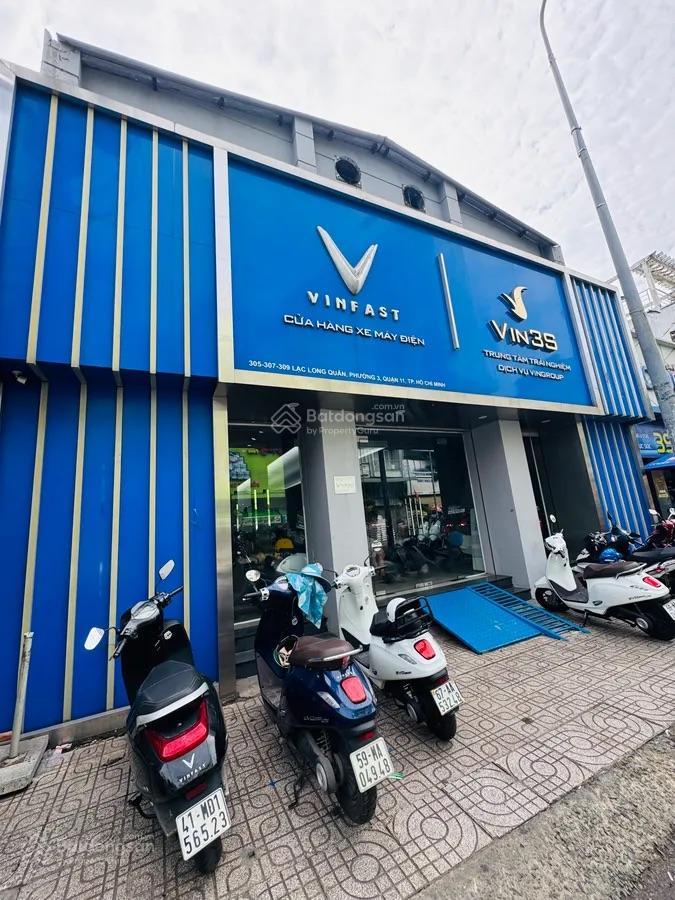 Nhà mặt tiền lạc long quân quận 11, đường rộng lề tốt, dt 164m2 full kdoanh, shr, tài chính 30 tỷ
