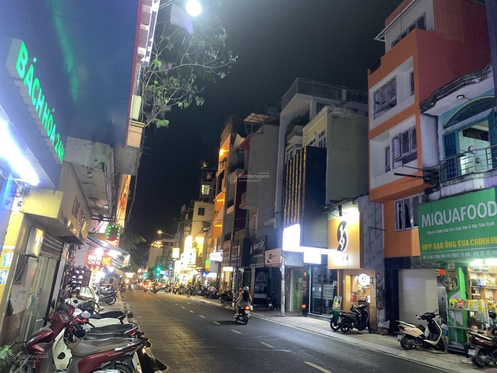 Nhà mặt tiền kinh doanh đỉnh rạch bùng binh cống hộp quận 3 xây 4 lầu bề ngang 6.2m shr chỉ 16.5 tỷ