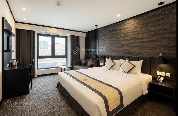 Tòa khách sạn 7 lầu thang máy mt mai xuân thưởng sát chợ bình tây dt 100m² ngang 6m shr chỉ 33 tỷ