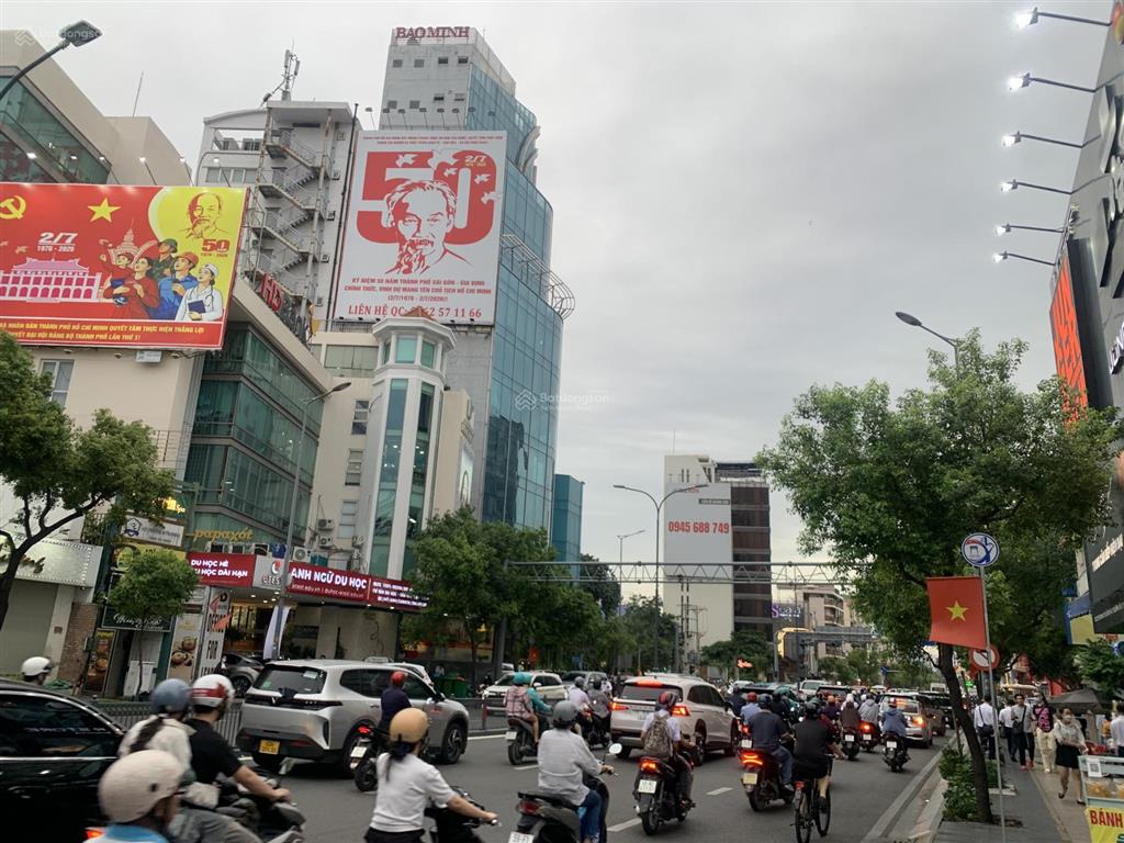 Vị trí đẹp mặt tiền nam kỳ khởi nghĩa 2 chiều lề tốt dt 984m2 bề ngang 28m shr giá chỉ 1080 tỷ