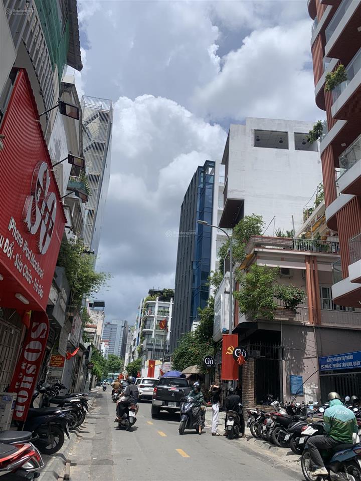 Nhà mặt tiền thạch thị thanh p tân định dt 124m2 bề ngang 6m shr xây tòa office hotel chỉ 57 tỷ