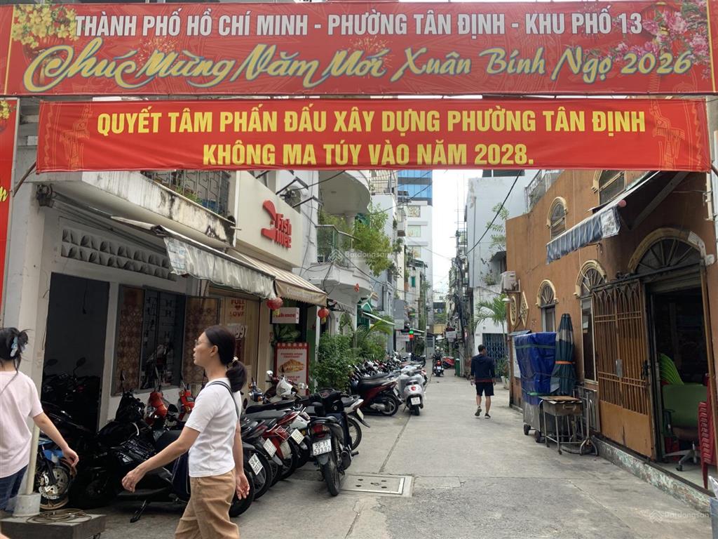 Nhà đinh công tráng quận 1 hẻm đẹp dt 75m2 ngang 4m kc 5 tầng 9 pn hxh kinh doanh & chỉ 19.5 tỷ