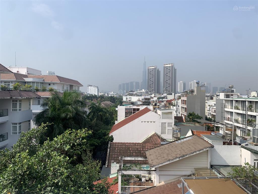 Tòa chdv đẹp p. thảo điền dt 245m2 bề ngang 19.5m có hầm shr doanh thu 250tr/tháng view sông saigon
