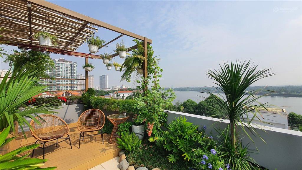 Tòa chdv đẹp p. thảo điền dt 245m2 bề ngang 19.5m có hầm shr doanh thu 250tr/tháng view sông saigon