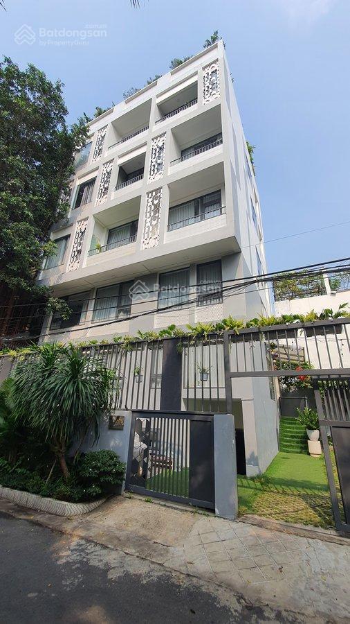 Tòa chdv đẹp p. thảo điền dt 245m2 bề ngang 19.5m có hầm shr doanh thu 250tr/tháng view sông saigon