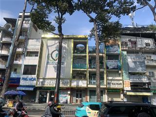 Toà nhà mt lý thường kiệt q10 đường 2 chiều lề 9m dt 167m2 kc 4 tầng thang máy nở hậu 6.3m chỉ 68 t