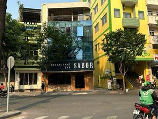 Góc 2 mt thương hiệu  yersin, p.bến thành, q1  dt 12 x 19m  4 tầng  hđt 250tr/tháng  160 tỷ