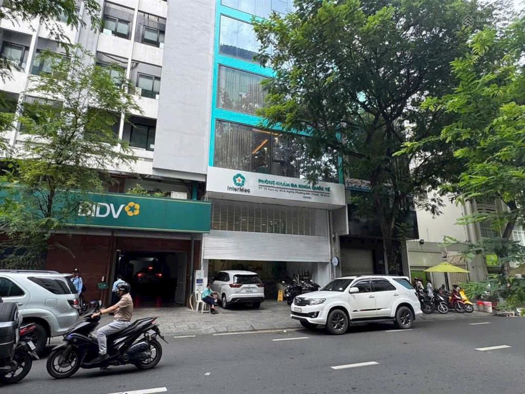 Góc 2 mt thương hiệu  võ văn tần, p5, q3  dt 10x15m  5 tầng tm  hđt 150tr/th  giá bán 80 tỷ