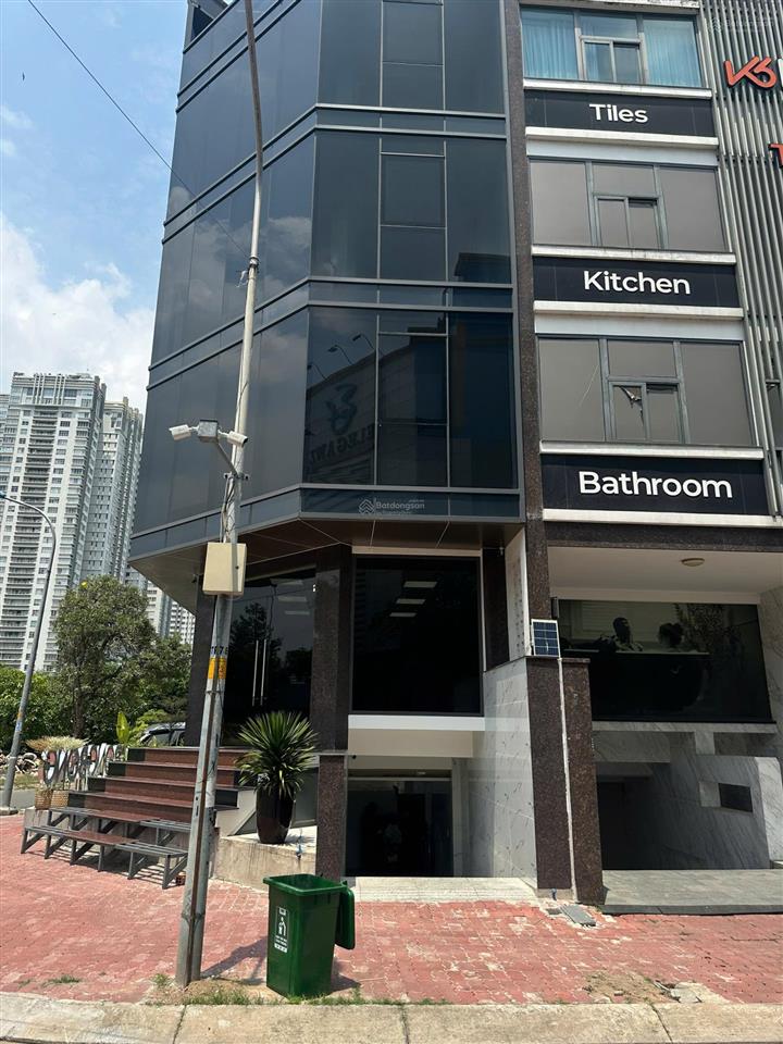 Siêu phẩm  góc 2 mt kdc kim sơn, quận 7  dt 109,3m2  hầm 5 tầng  hđt 100tr/tháng  giá 33 tỷ
